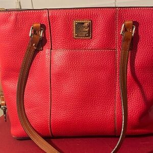 Dooney & Bourke Small Lexington bag free red non Dooney wallet with  purchase